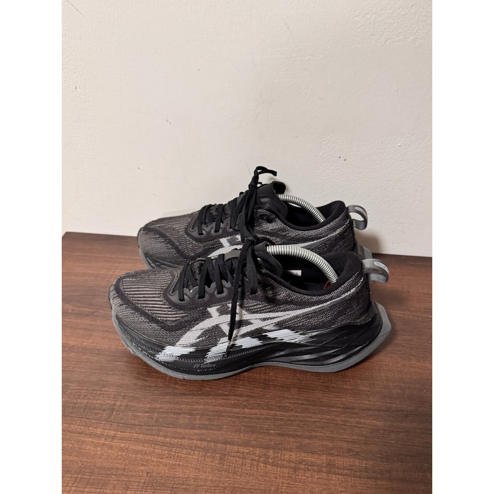 Asics Superblast 2 Running Shoes Men 6 Women 7.5 Black White 1013A160-001
